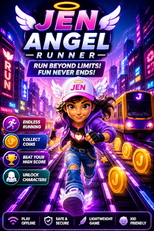 Jen Angel Runner Screenshot 2