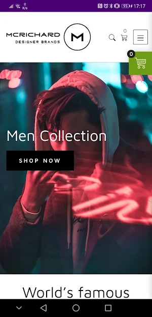 McRichard Designer Brands Screenshot 0