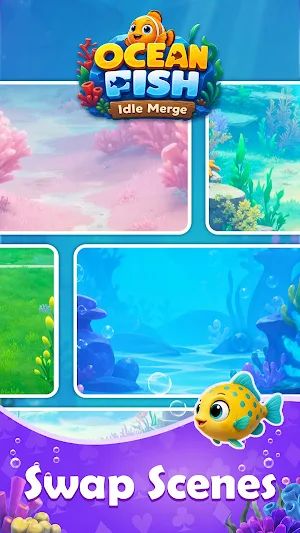 Ocean Fish: Idle Merge Screenshot 1