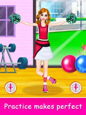 Cheerleader Makeup Salon Games Screenshot 2