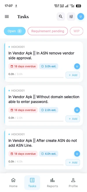 Work Queue Screenshot 2