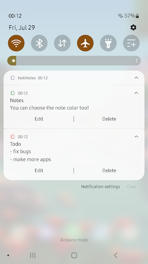 NotiNotes - Notification Notes Screenshot 3