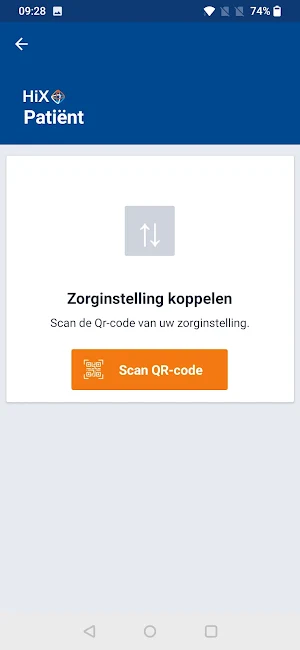 HiX Patiënt Screenshot 1