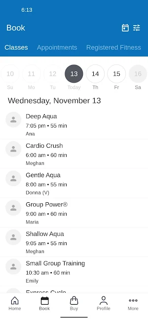 H2O Adventure Fitness Kelowna Screenshot 1