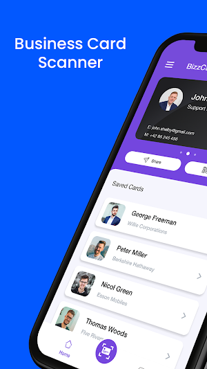 Business Card scanner- BizScan Screenshot 0