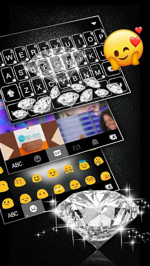 Diamond Live Gravity Keyboard Background Screenshot 3