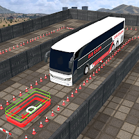 parking police bus game 3d
