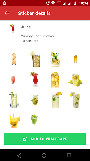 Yummy Food Stickers for WA Screenshot 3