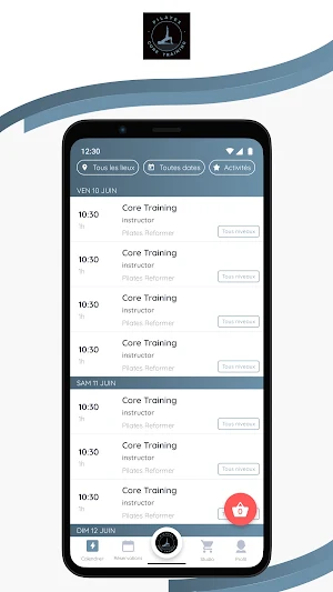 Pilates Core Training Screenshot 1