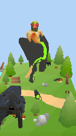 Pixel Tower Destruction 3D Screenshot 0