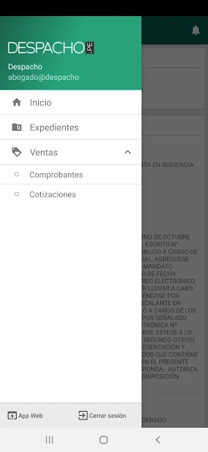 Despacho.pe Screenshot 1