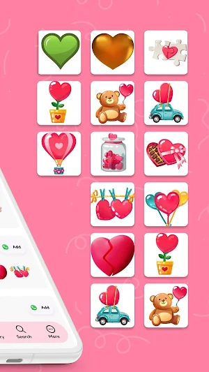 Heart Stickers Screenshot 2