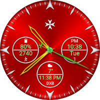 Maltese Cross Watch Face