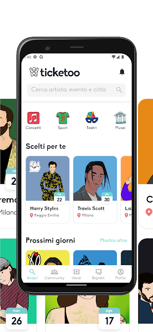 Ticketoo - Tickets Fan to Fan Screenshot 1