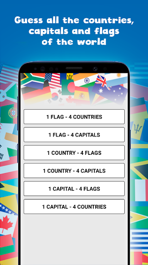 Countries, capitals and flags of the world Screenshot 0