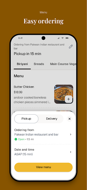 Pakwan Indian restaurant Screenshot 2