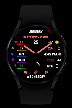 Analog SuperInfo Watch Face Screenshot 2
