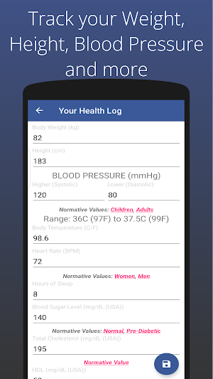 Health Record Screenshot 1