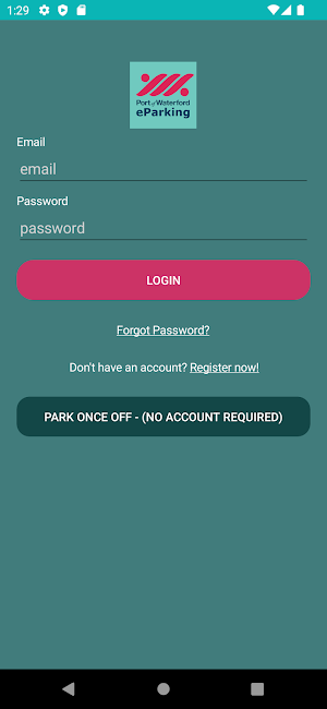 Port Of Waterford eParking Screenshot 2