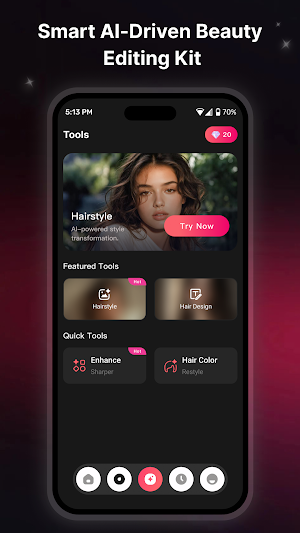 MANE: AI Hairstyle Pro Screenshot 1