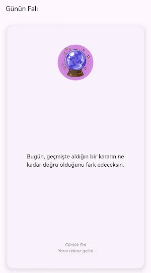 Günlük Fal Screenshot 0