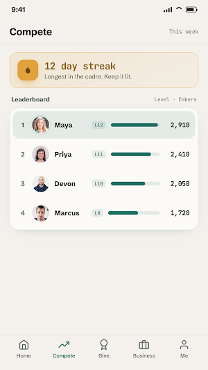 MyCadre Screenshot 2