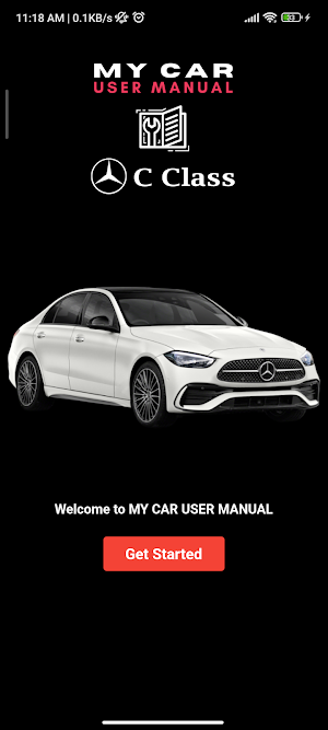 Mercedes C Class User Manual Screenshot 0