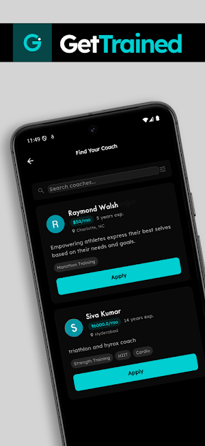 GetTrained Screenshot 2
