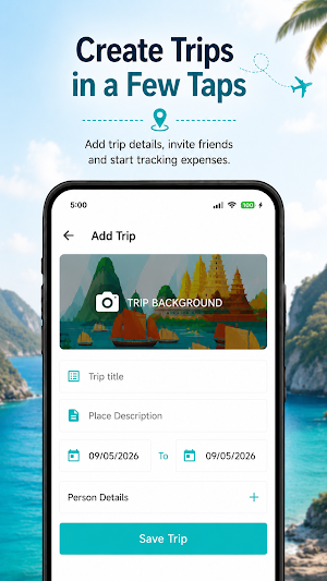 Trip Expense Manager Screenshot 0