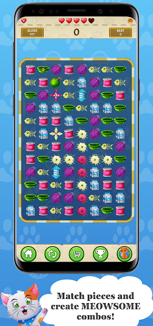 Sansa’s World – Match 3 Cats Screenshot 1