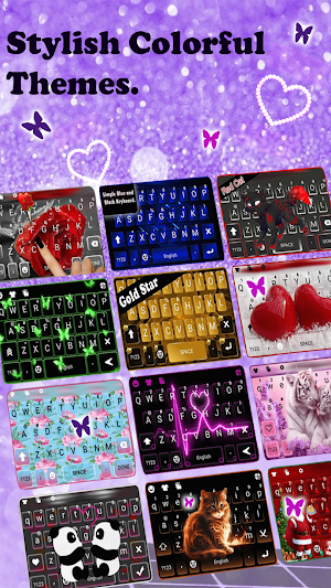 Stylish Butterfly Keyboard Screenshot 3