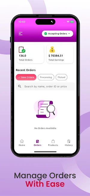 Deliflesh Orders Screenshot 3
