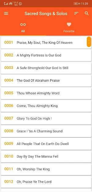Sacred Songs & Solos Screenshot 1
