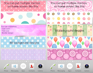 Sticky Memo Notepad *Dots* Screenshot 2