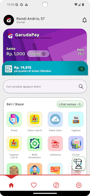 GarudaPay - Agen pulsa murah Screenshot 0