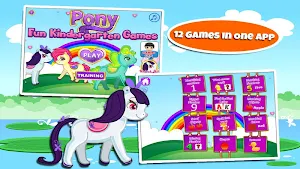 Fun Kindergarten Games: Pony Screenshot 0