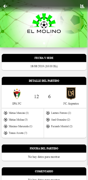 El Molino Fútbol Screenshot 3