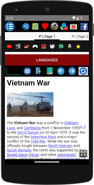 Vietnam War - History Screenshot 1
