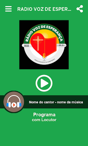 RÁDIO VOZ DE ESPERANÇA GB Screenshot 0