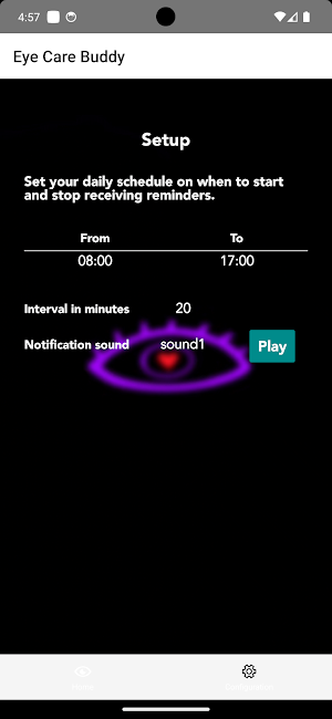Eye Care Buddy Screenshot 1