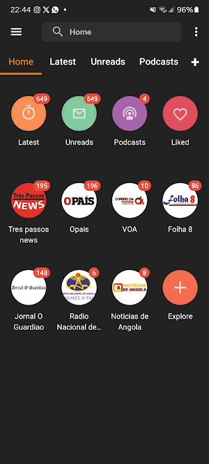 Noticias de Angola Screenshot 0
