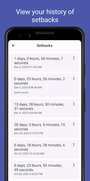 Sober Up - Addiction Tracker Screenshot 2