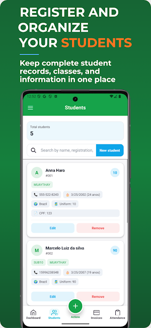 Student Manager Screenshot 1