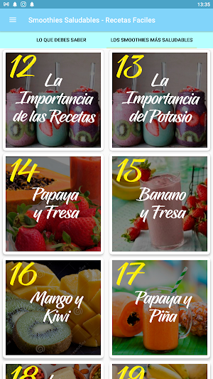 Smoothies Saludables - Recetas Screenshot 3