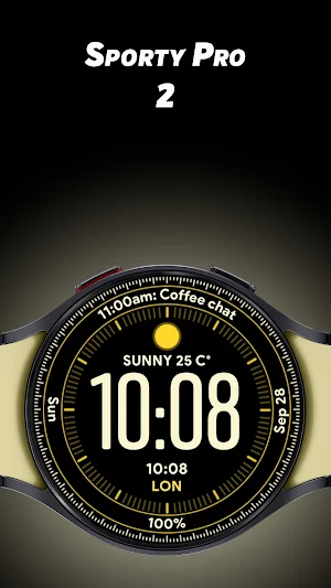 Sporty Pro 2 - Watch face Screenshot 0