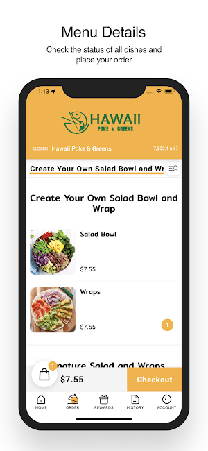 Hawaii Poke & Greens Screenshot 1