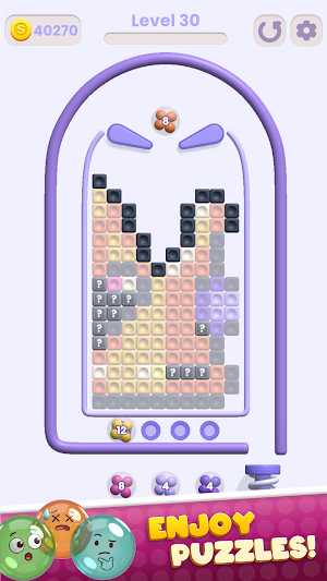 Pixel Bounce: Art Puzzle Screenshot 0