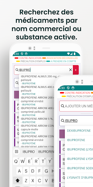 Interactions Médicamenteuses Screenshot 2