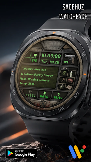 A128 RPG Item watch face Screenshot 3