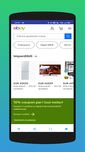 Online Shopping Italy Screenshot 3